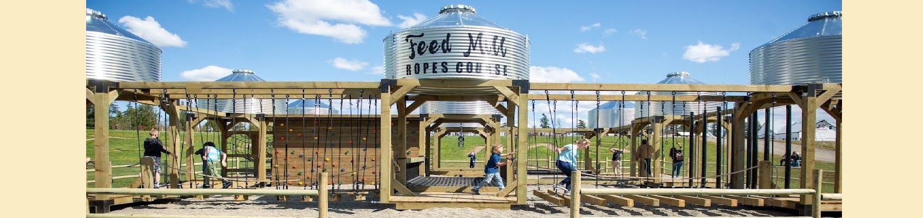 Outdoor farm activity at Maris Farms