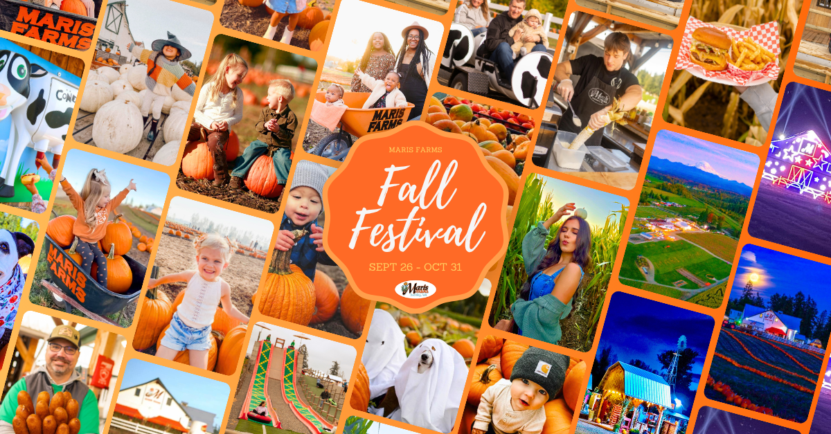 Fall Festival at Maris Farms, September 26 to October 31
